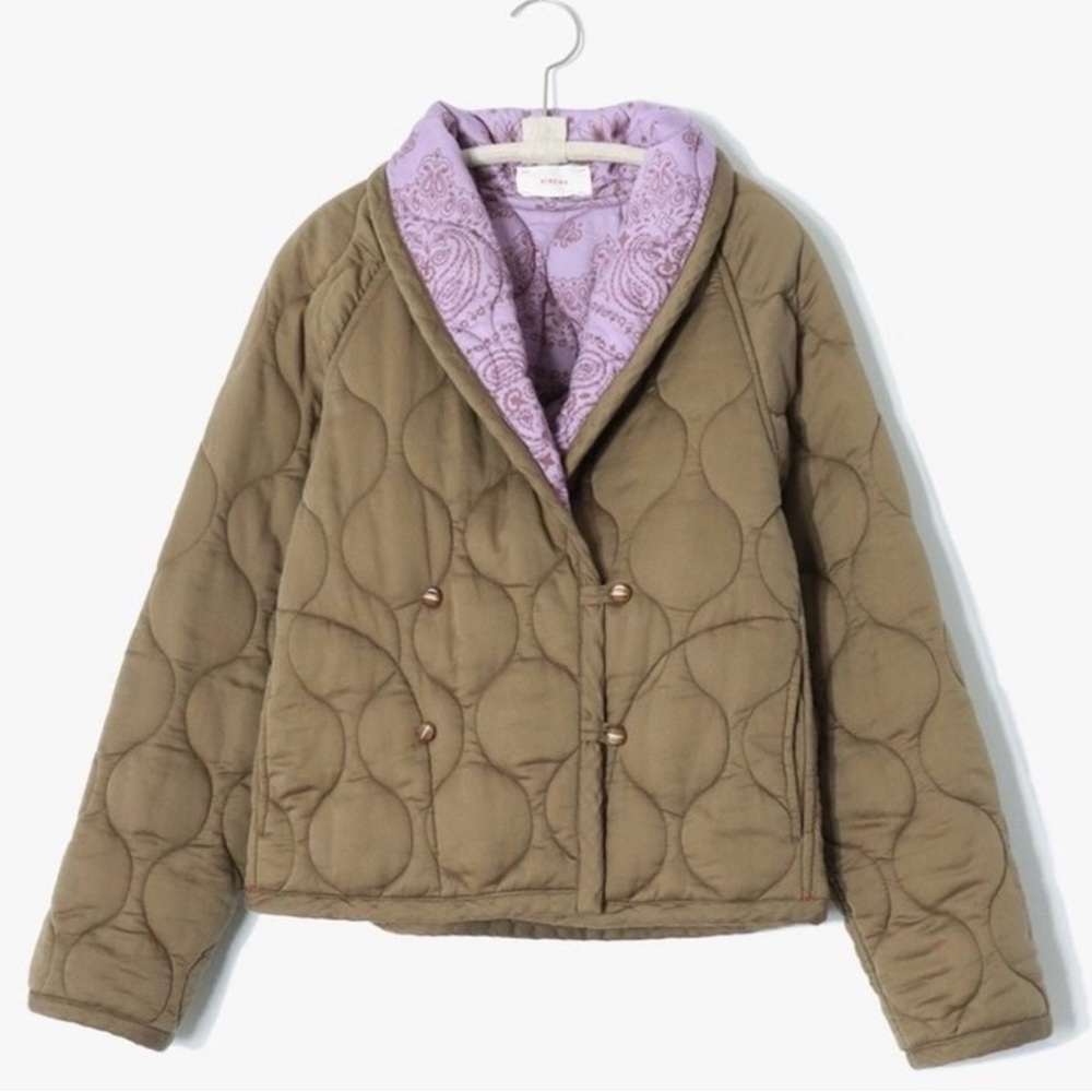 Xirena Reversible Quilted Jacket with Purple Lining